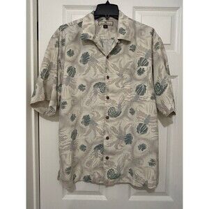 Tommy Bahama Mens Silk Camp Shirt Size L